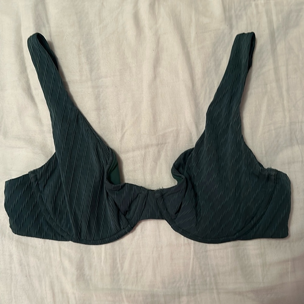 Abercrombie and Fitch Green Bikini Top